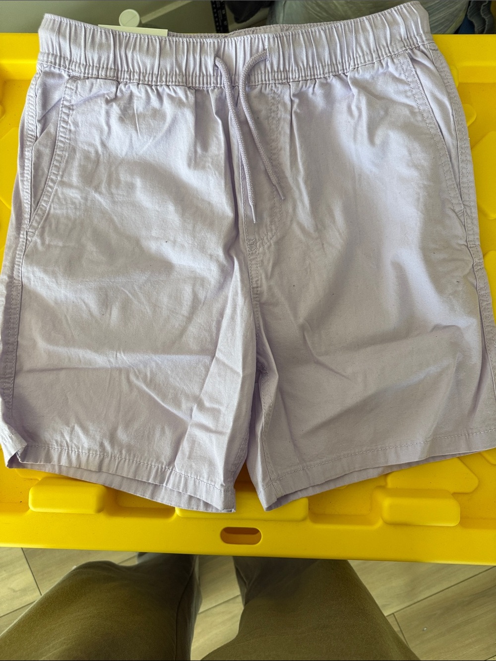 H&M Light Lavender Athletic Drawstring Shorts
